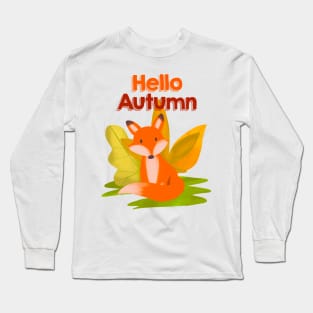 Summer Foxes Long Sleeve T-Shirt